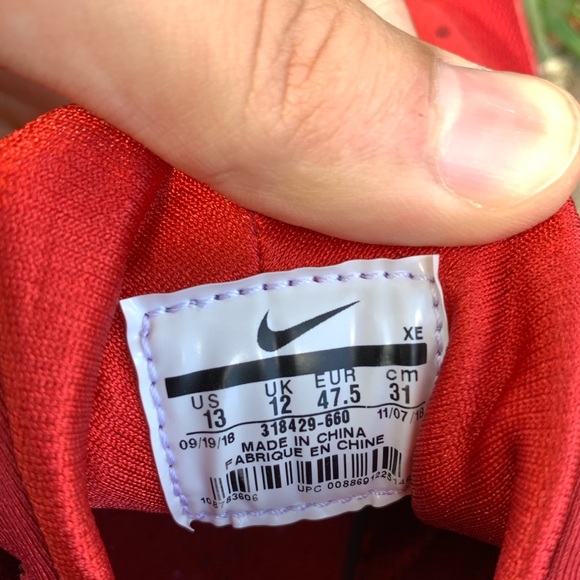 Red Nike Huaraches - Picture 10 of 10